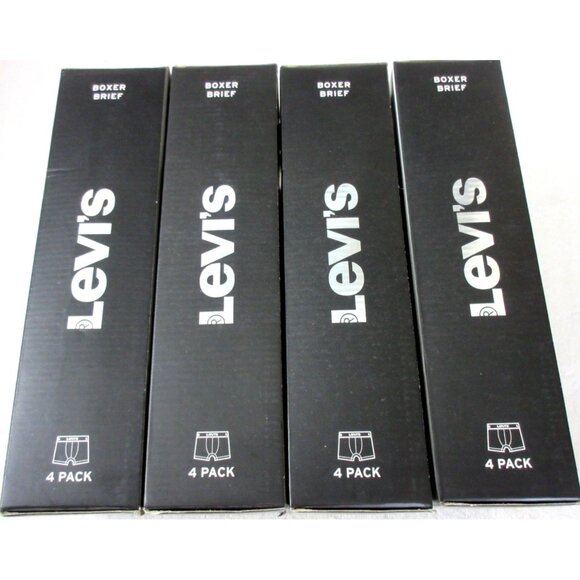 Levi's Men's Performance Microfiber 8 Pack Boxer Briefs Assorted Colors NIB - Picture 5 of 7